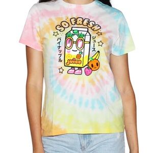NWT Tokidoki -Con So Fresh Tee - Various Sizes Pastel Tie Dye